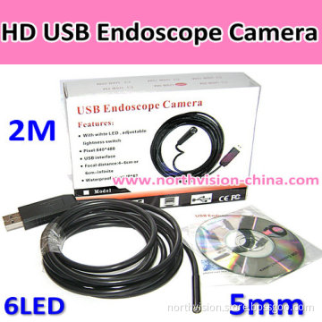 Super Small 5.5mm Waterproof USB Wire Pipe Inspection Endoscope Camera